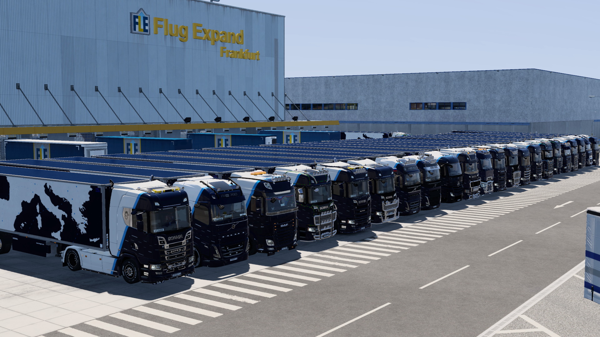 Колонна грузовиков GTLEGION