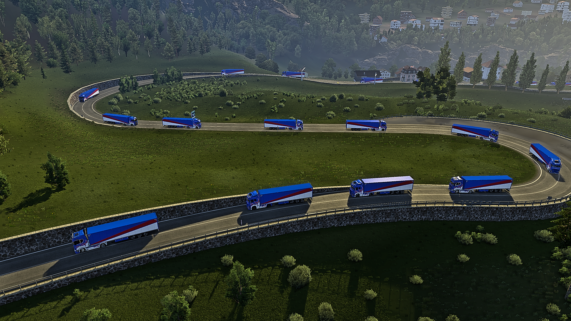 Колонна грузовиков GTLEGION